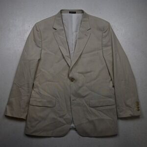 Suitshop 44R Tan Beige Khaki Modern Mens Blazer Suit Jacket Sport Coat